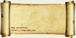 Branivoje Debeljak vizit kartica